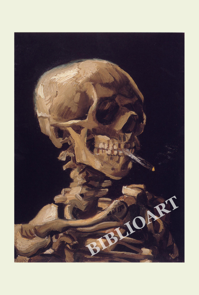 ruI|-Sbz-Skull with a Burning Cigarette