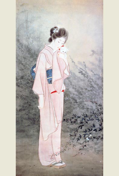 池田蕉園-女性画