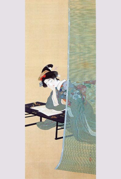 池田蕉園-女性画