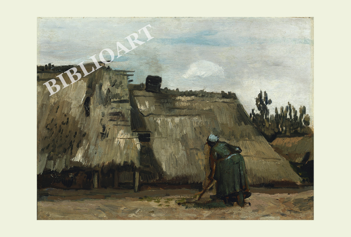 ruI|-Sbz-A Peasant Woman Digging in Front of Her Cottage