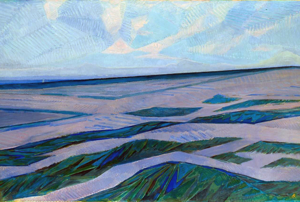 モンドリアン-Dune landscape at Domburg