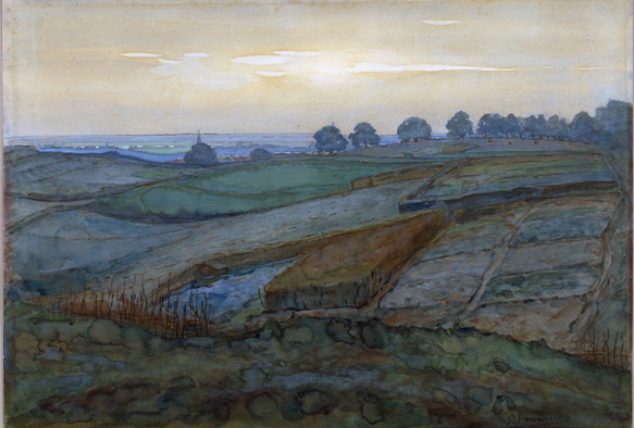 モンドリアン-Landscape near Arnhem