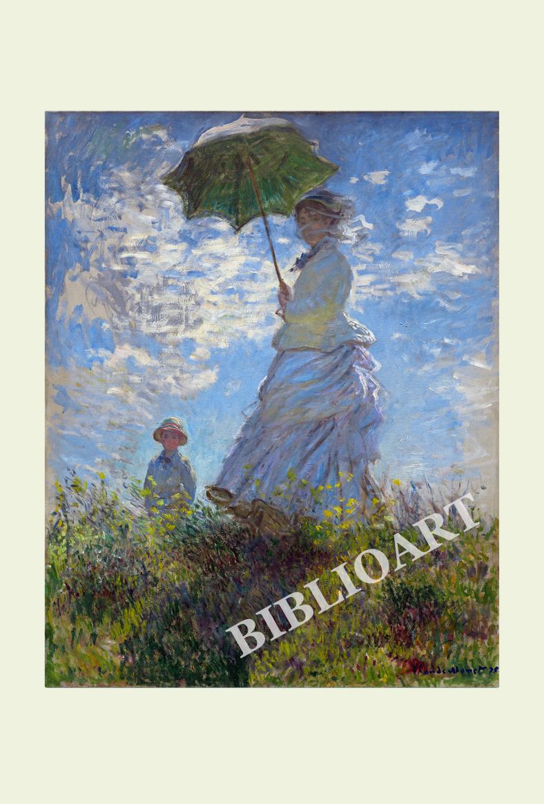 ruI|-l-A woman with a Parasol-Madame Monet
& his son