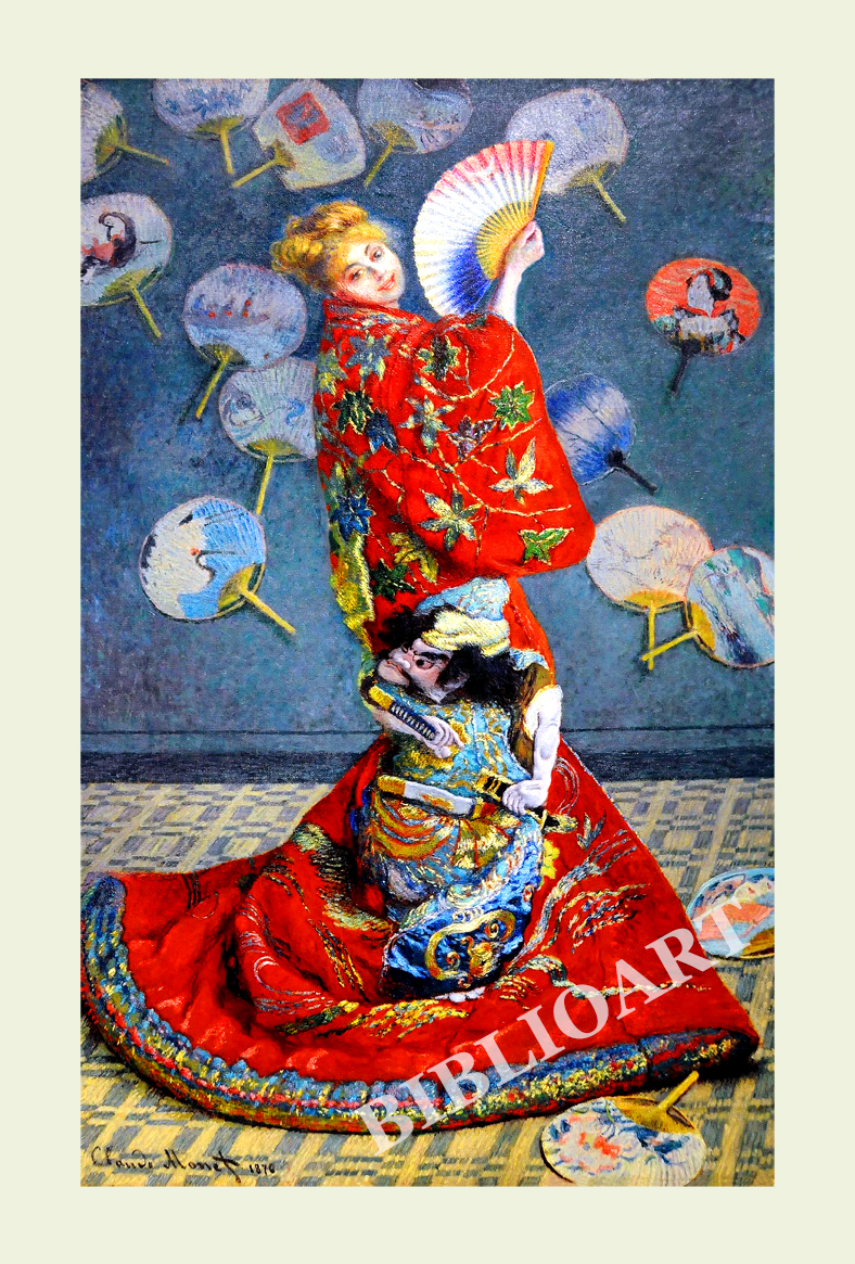 ruI|-l-Madame Monet in a Japanese kimono