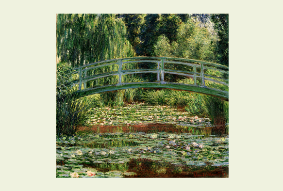 ruI|-l-The Japanese Footbridge and the Water Lily Pool, Giverny(1899j