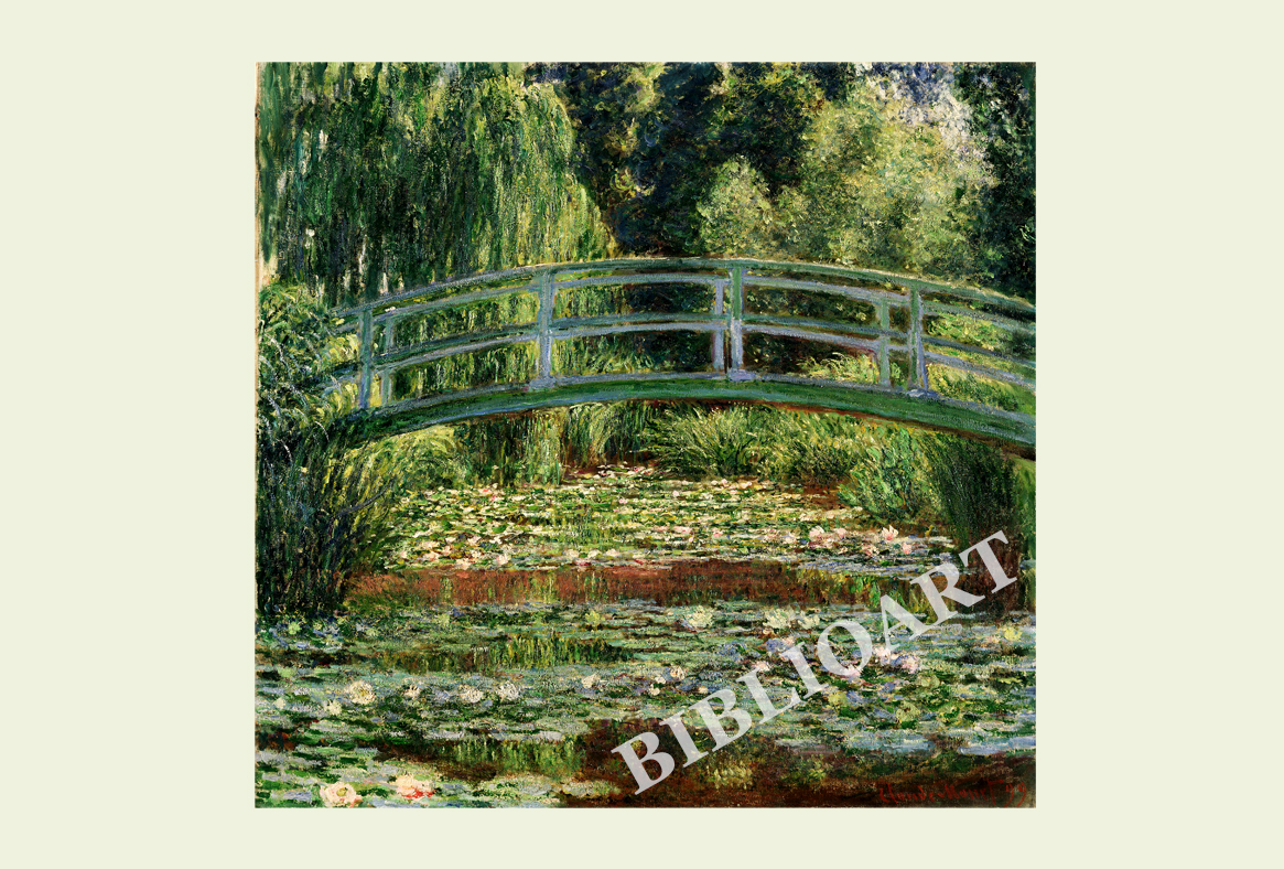 ruI|-l-The Japanese Footbridge and the Water Lily Pool, Giverny(1899j