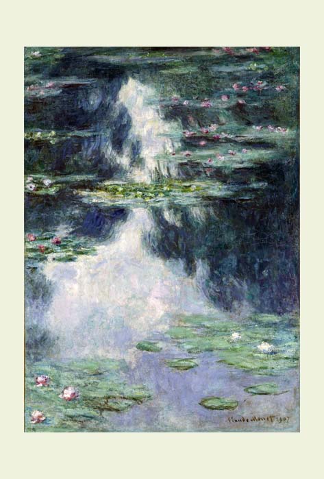 ruI|-l-Pond with Water Lilies