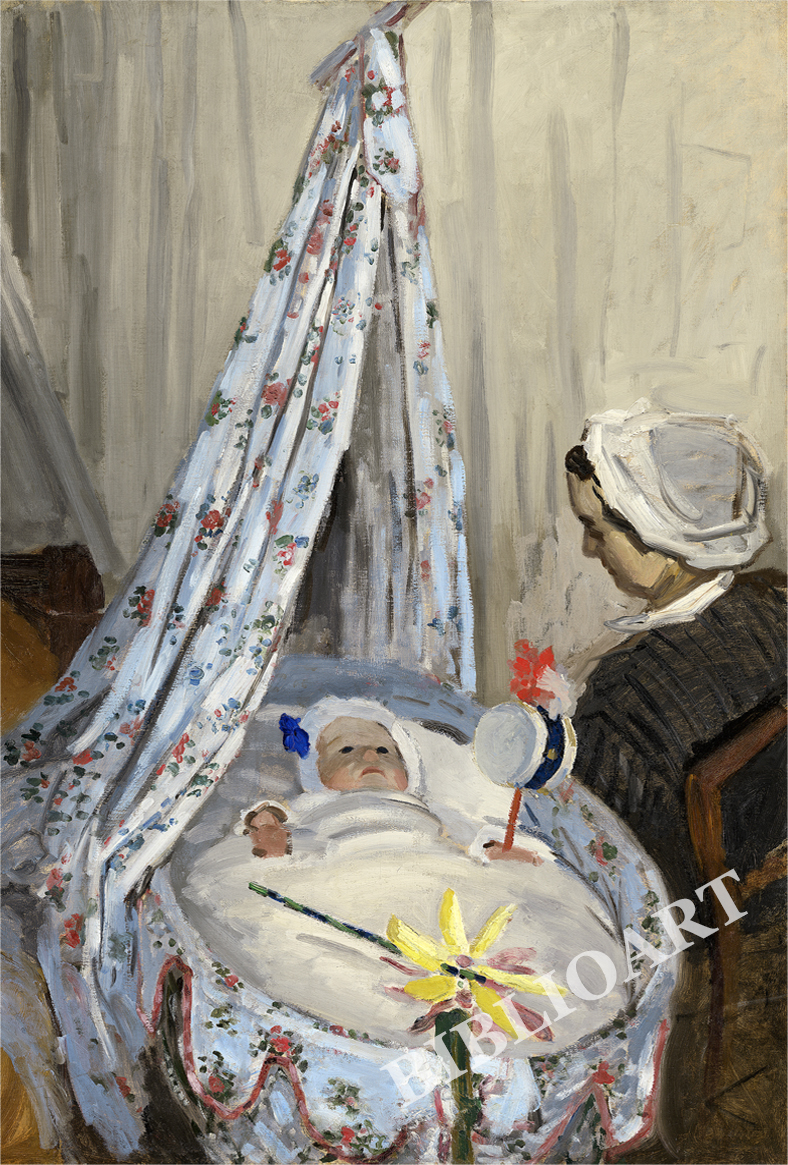 ruI|-l-The Cradle - Camille with the Artist's Son Jean(1867j