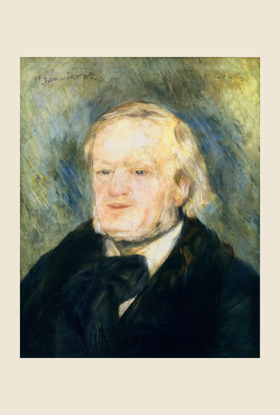 ルノワール-ワーグナー肖像画