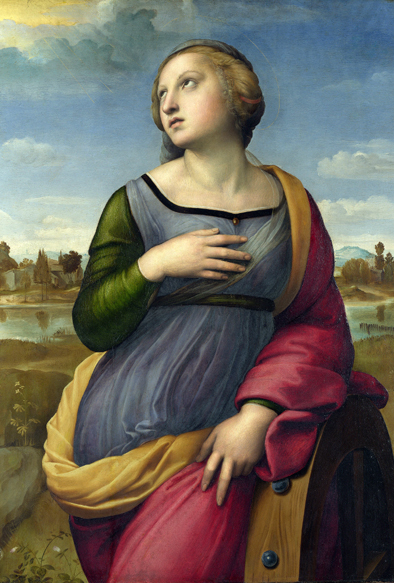ラファエロ-St. Catherine of Alexandria
