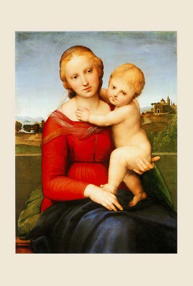 ラファエロ-Madonna and Child