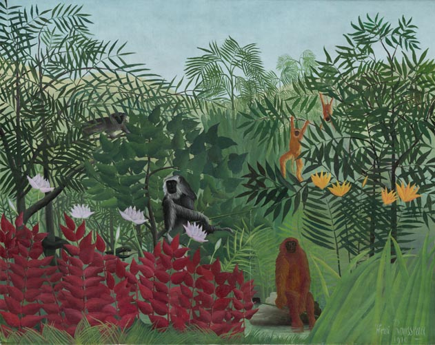 ruI|-\[-Tropical Forest with Monkeys