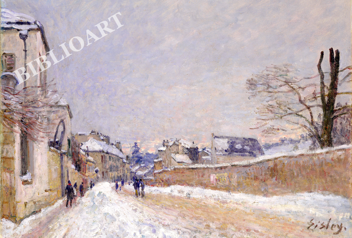 ruI|-VX[-Rue Eugene Moussoir at Moret: Winter