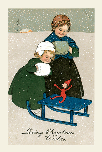 ビブリオポリ-クリスマスカード-子供